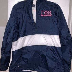 Gamma phi beta Texas Christian University rain jacket
